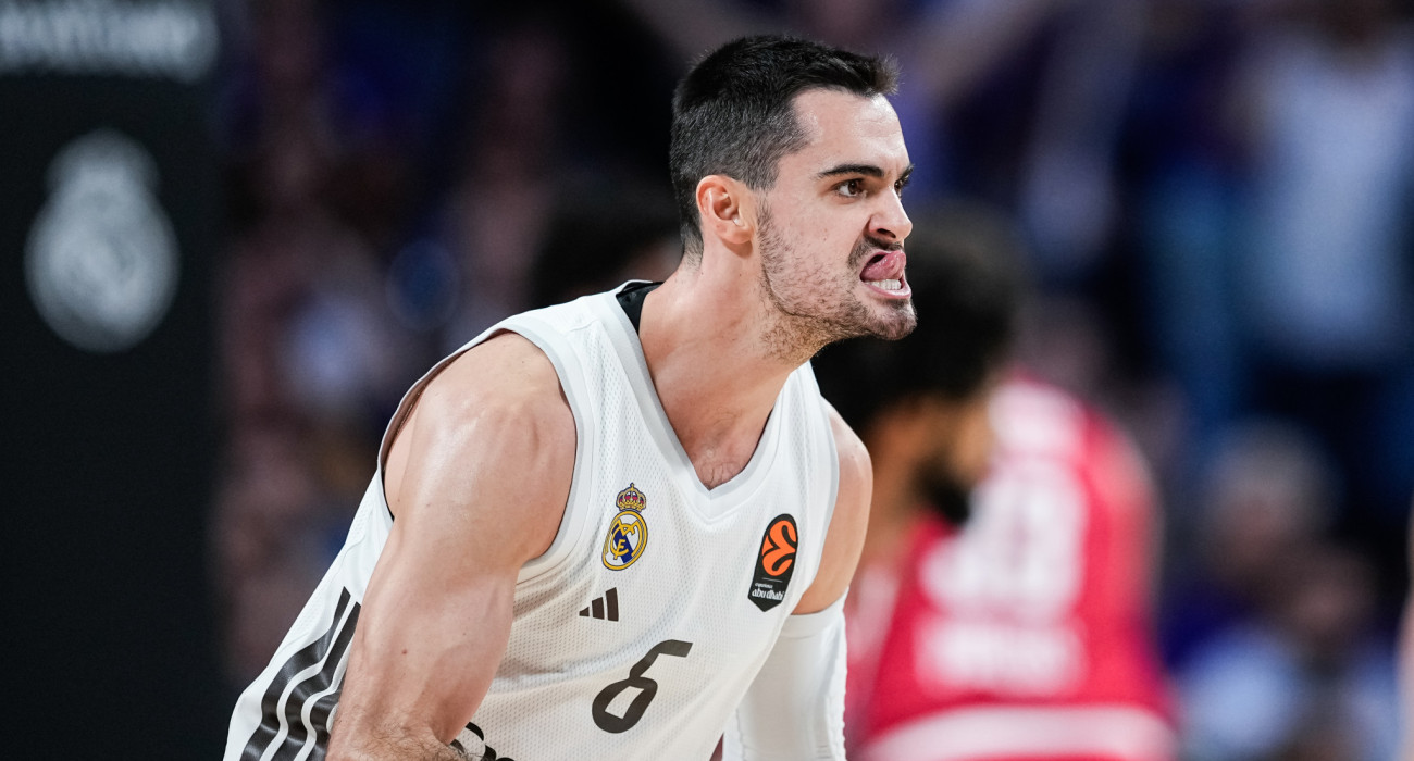 Ο Αλμπέρτο Αμπάλντε της Ρεάλ πανηγυρίζει/Πηγή: Eurokinissi