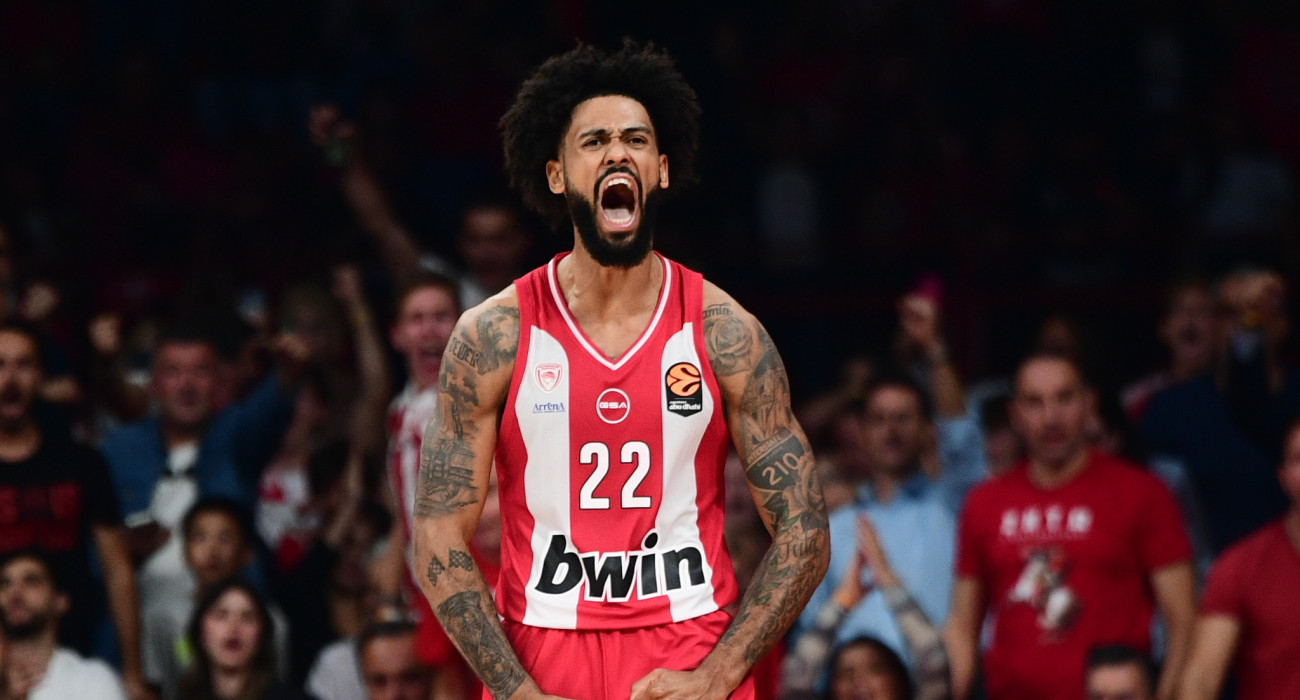 Ο «ελεύθερος σκοπευτής» Τάιλερ Ντόρσεϊ του Ολυμπιακού / Πηγή: Eurokinissi