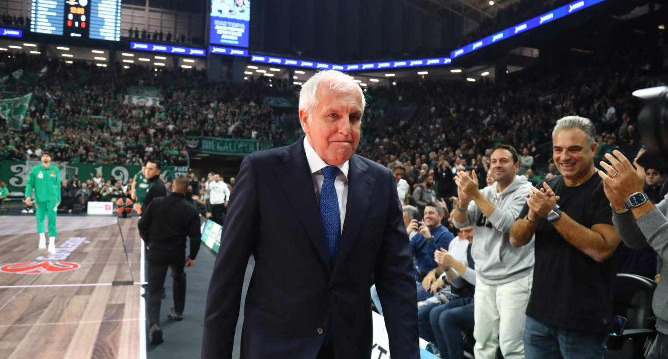 O Ζέλικο Ομπράντοβιτς στο T-Center / Πηγή: Eurokinissi