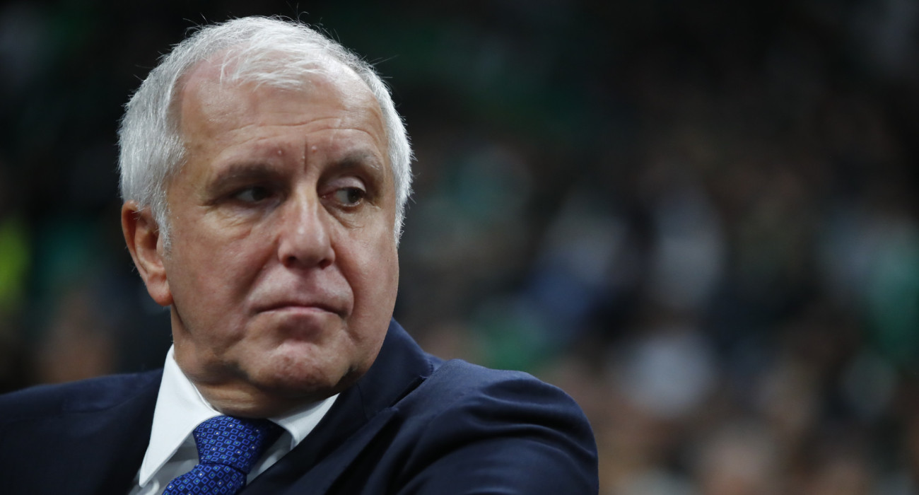 O Ζέλικο Ομπράντοβιτς στον πάγκο της Παρτίζαν / Πηγή: Eurokinissi