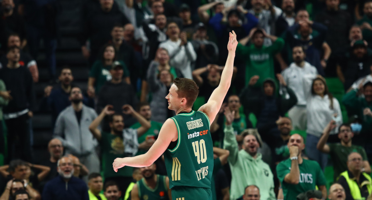 Ο «Λευκός Ιππότης» του Παναθηναϊκού, Μάριους Γκριγκόνις / Πηγή: Eurokinissi