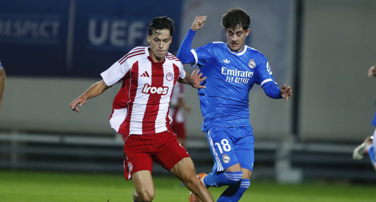 Στιγμιότυπο από το παιχνίδι του Ολυμπιακού με τη Ρεάλ Μαδρίτης / Πηγή: Eurokinissi