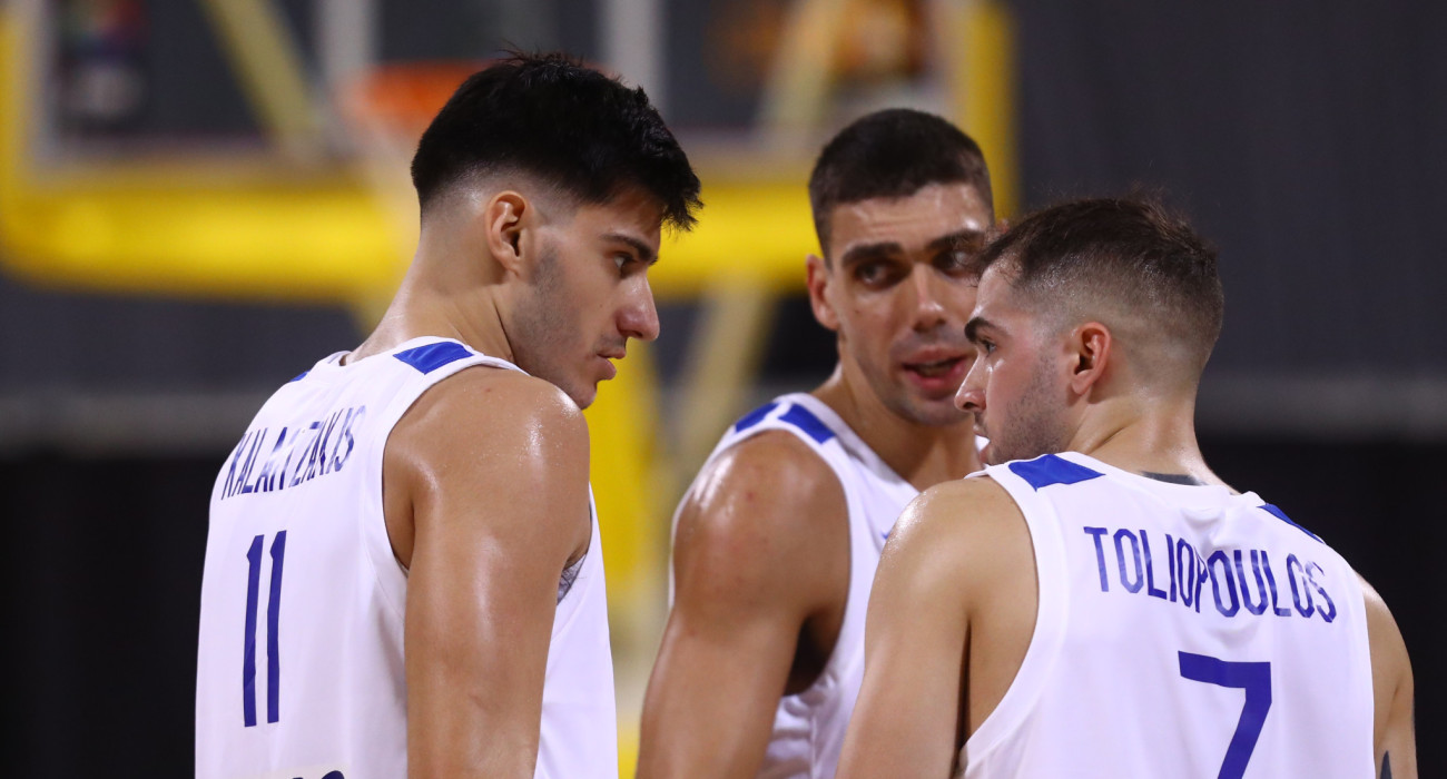 Οι παίκτες της Εθνικής Ελλάδας / Πηγή: Eurokinissi