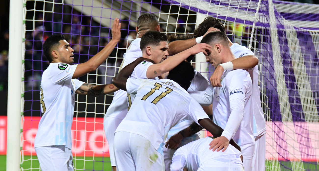 Οι παίκτες της ΑΕΚ πανηγυρίζουν / Πηγή: Eurokinissi