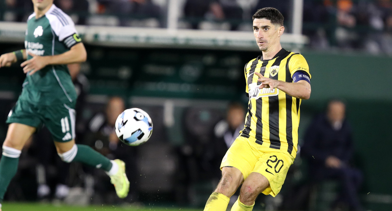 Ο Πέτρος Μάνταλος στο Παναθηναϊκός-ΑΕΚ / Πηγή: Intime