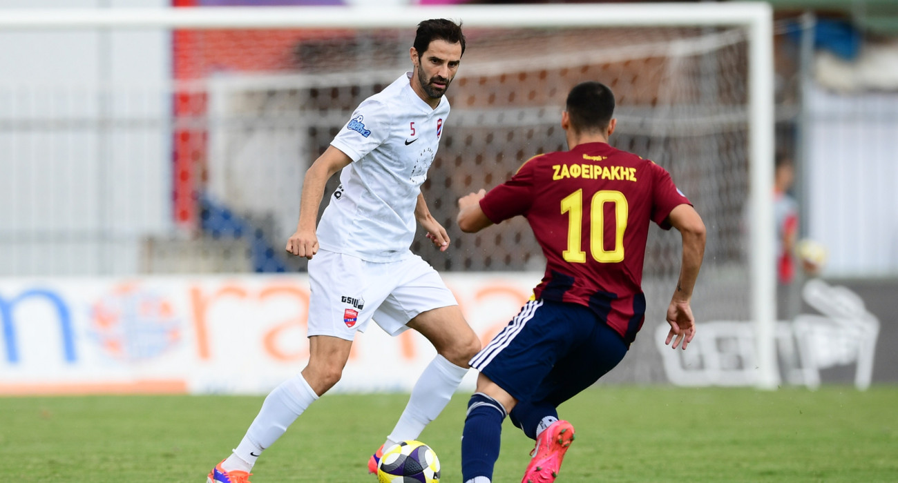 Ο Τάσος Αυλωνίτης σε στιγμιότυπο από την αναμέτρηση Πανιώνιος - Ηλιούπολη / Πηγή: Eurokinissi