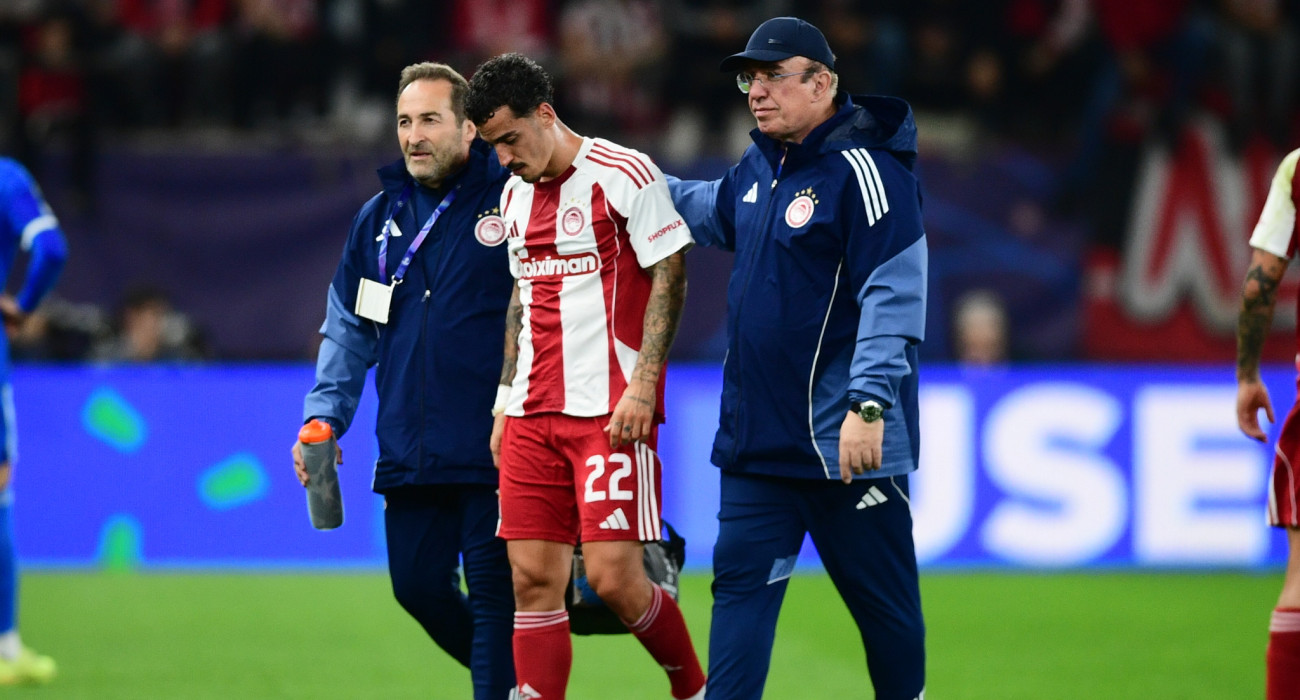 Αποχωρεί τραυματίας ο Τσικίνιο / Πηγή: Eurokinissi