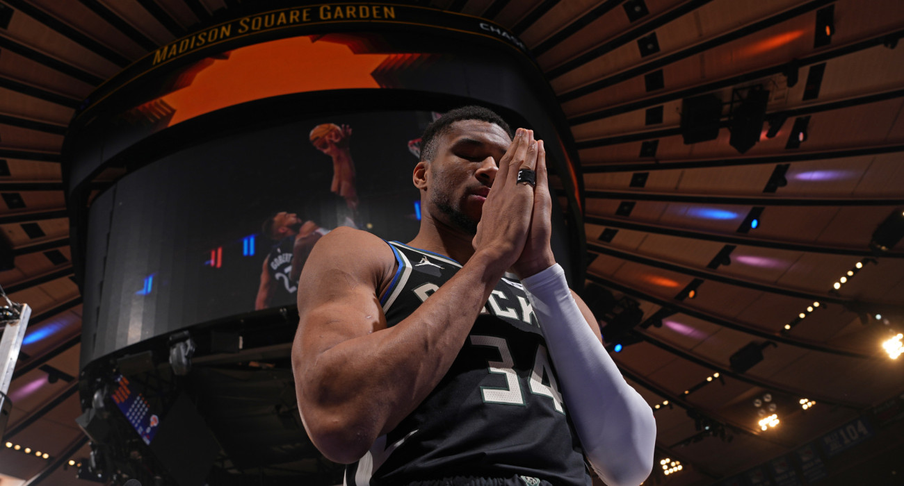 Ο Γιάννης Αντετοκούνμπο στο MSG της Νέας Υόρκης / Πηγή: Jesse D. Garrabrant / NBAE via Getty Images