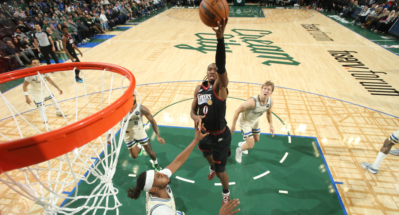 Ο Ταϊρίς Μάξεϊ/Photo by Gary Dineen/NBAE via Getty Images