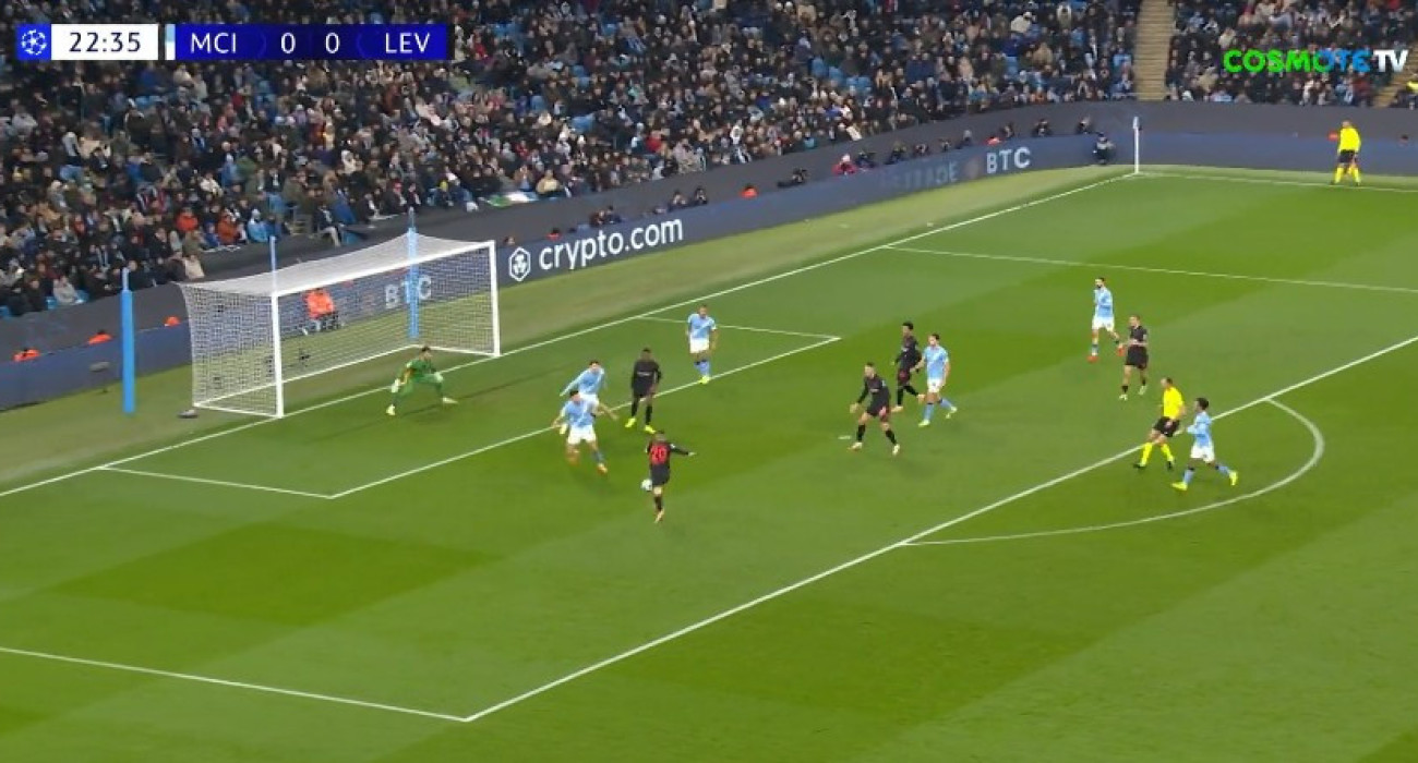 Το γκολ του Γκριμάλντο στο Μάντσεστερ Σίτι-Μπάγερ Λεβερκούζεν / Screenshot