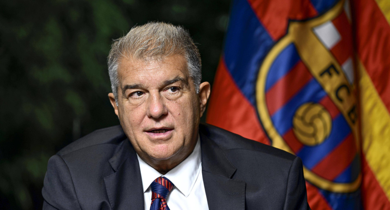 Ο πρόεδρος της Μπαρτσελόνα, Τζοάν Λαπόρτα / Πηγή: Imago