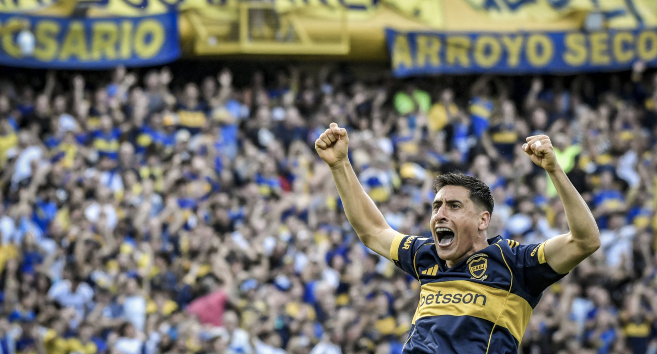 Ο Μερεντιέλ πανηγυρίζει για την Μπόκα / Πηγή: Imago