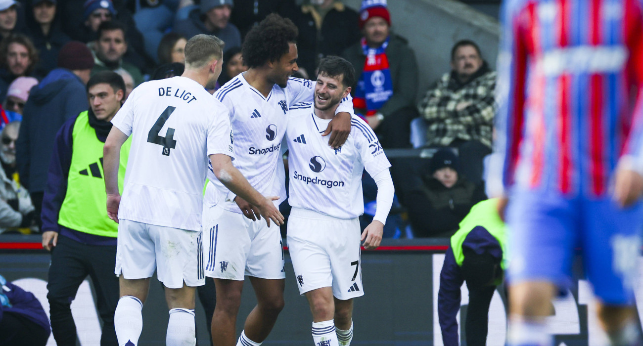 Οι παίκτες της Γιουνάιτεντ πανηγυρίζουν / Πηγή: Imago