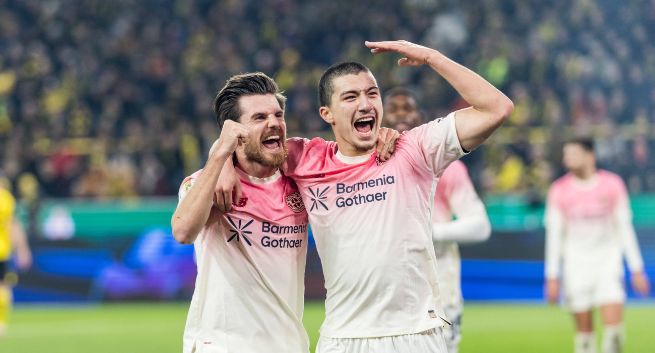 Μάζα και Χόφμαν πανηγυρίζουν για την Μπάγερ Λεβερκούζεν / Πηγή: Imago
