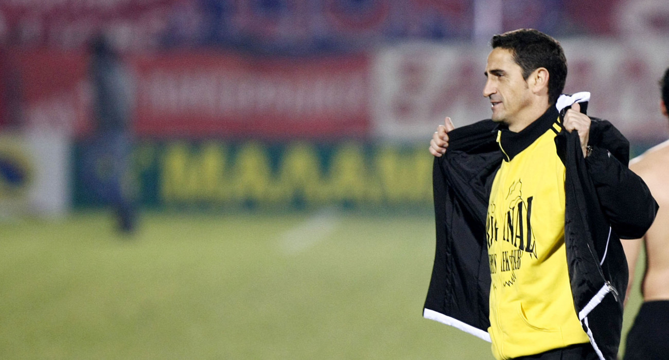 Ο Μανόλο Χιμένεθ ως προπονητής της ΑΕΚ /Πηγή: Intime