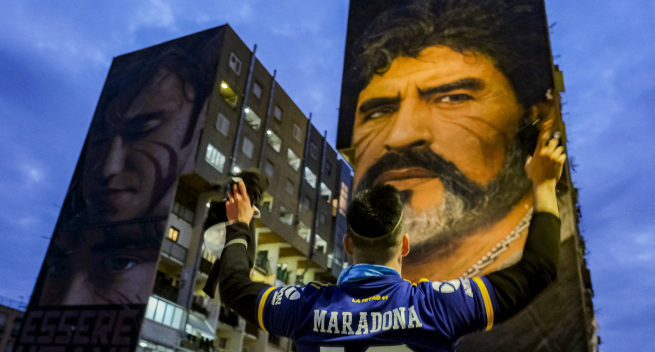 Τοιχογραφία του Ντιέγκο Μαραντόνα στο Μπουένος Άιρες / Πηγή: Imago