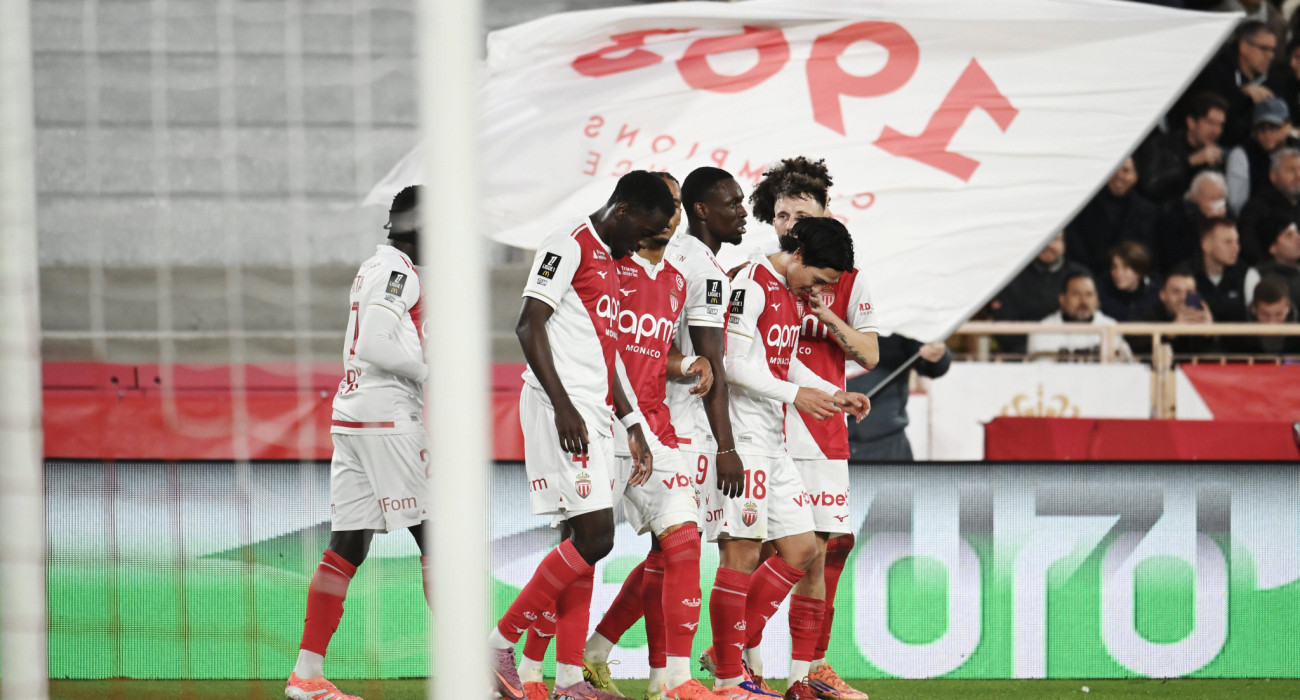 Οι παίκτες της Μονακό πανηγυρίζουν / Πηγή: Imago