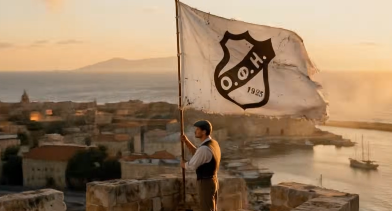 Στιγμιότυπο από το συγκλονιστικό video για τα 100 χρόνια του ΟΦΗ / Screenshot