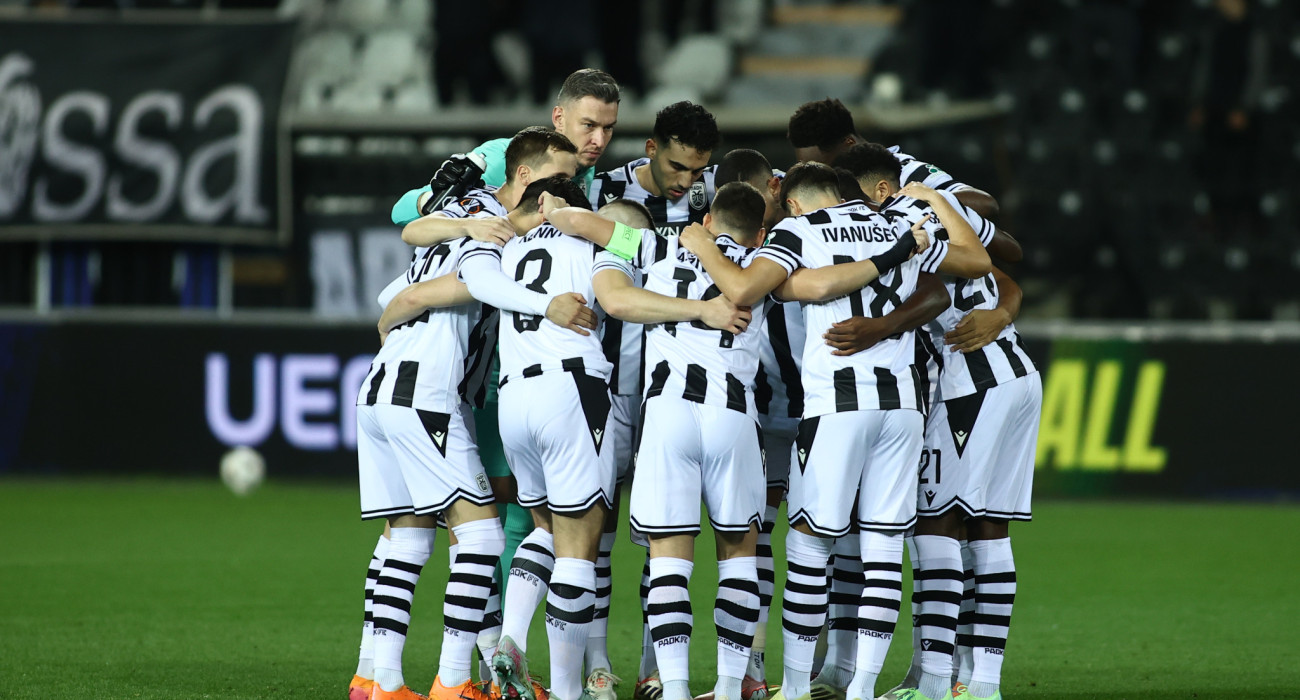 Η ενδεκάδα του ΠΑΟΚ με αντίπαλο την Μπραν / Πηγή: Eurokinissi