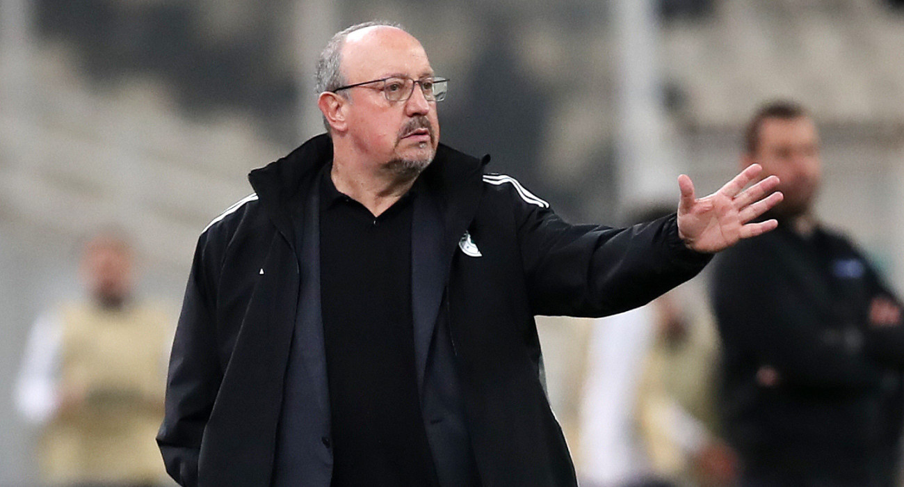 Ο Ράφα Μπενίτεθ σε στιγμιότυπο από τον αγώνα του Παναθηναϊκού με την Στουρμ Γκρατς - ΠΗΓΗ: ΙΝΤΙΜΕ