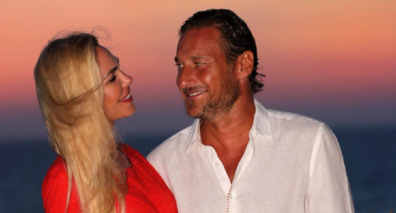 Ο Φραντσέσκο Τότι και η Ιλάρι Μπλάζι/Πηγή: Instagram