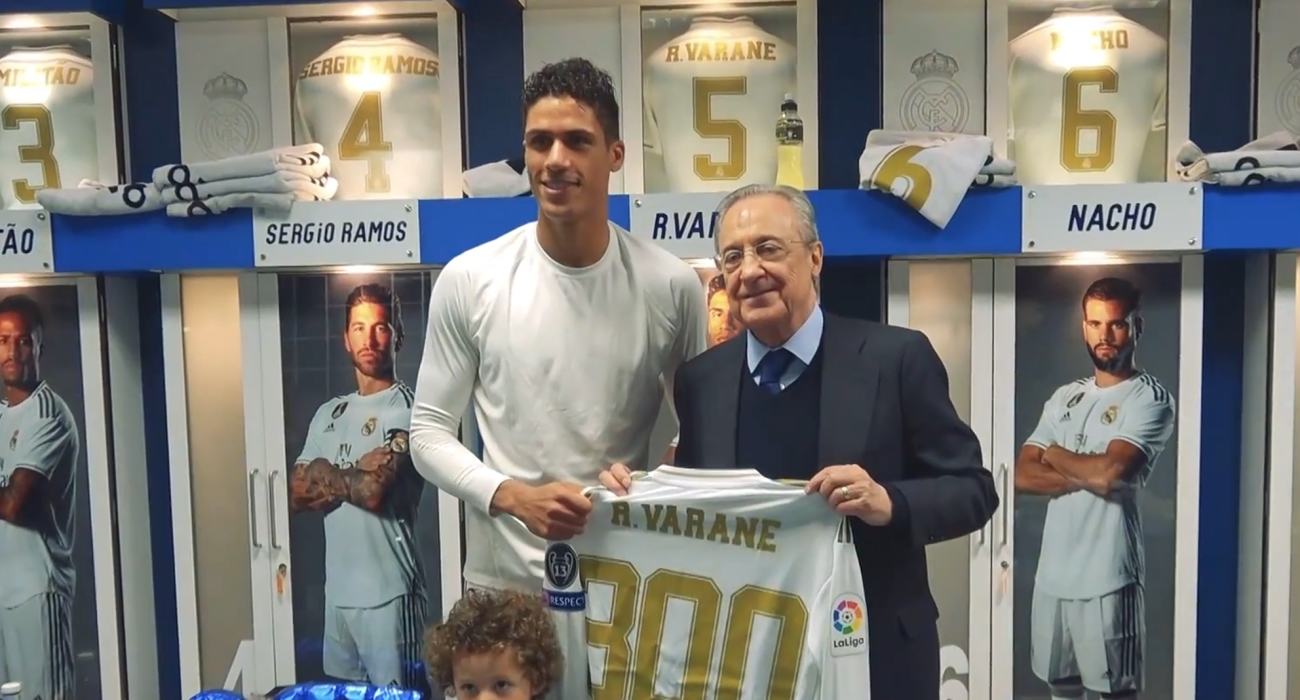 Ο Ραφαέλ Βαράν με τον Φλορεντίνο Πέρεθ / Screenshot