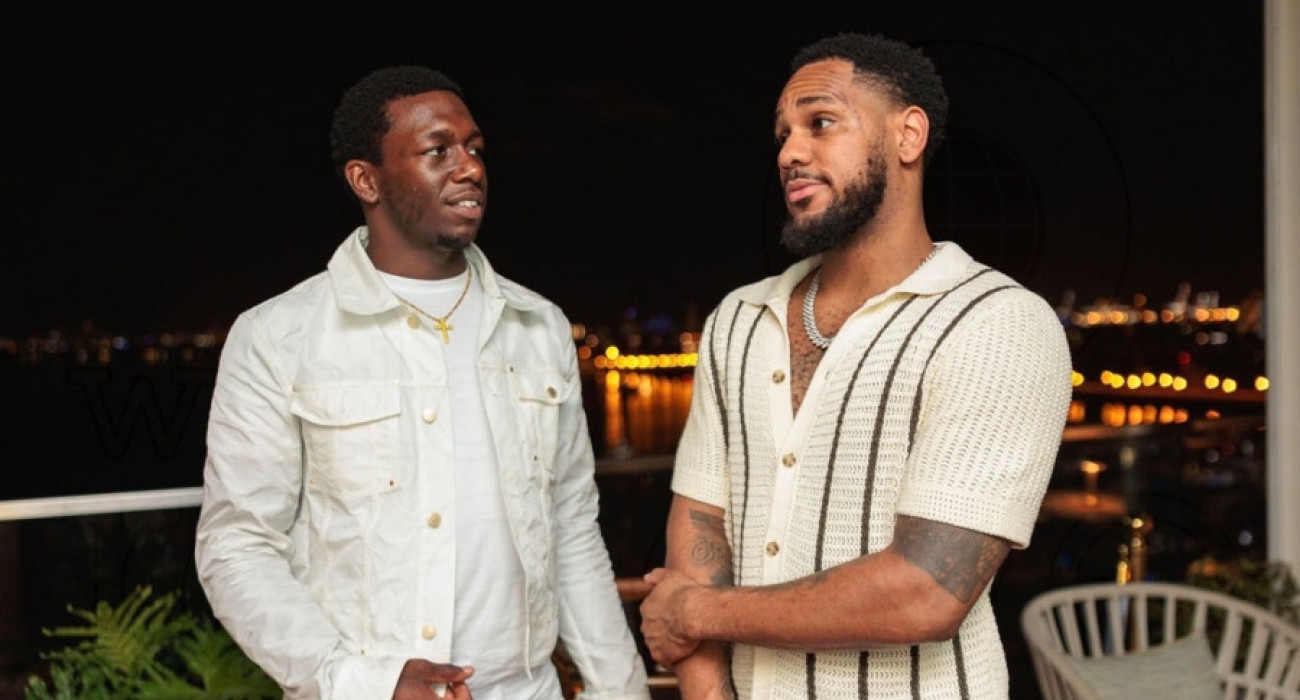 O Κέντρικ Ναν με τον Μόντε Μόρις από... γλέντι στο Μαϊάμι τον καιρό που ήταν συμπαίκτες στους Γουίζαρντς / Πηγή: Alex Enescu