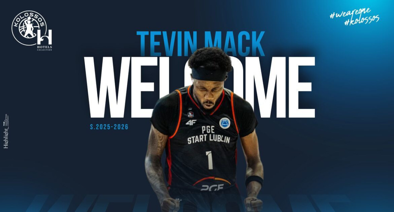 Τέβιν Μακ στον Κολοσσο / source: kolossosbc.gr