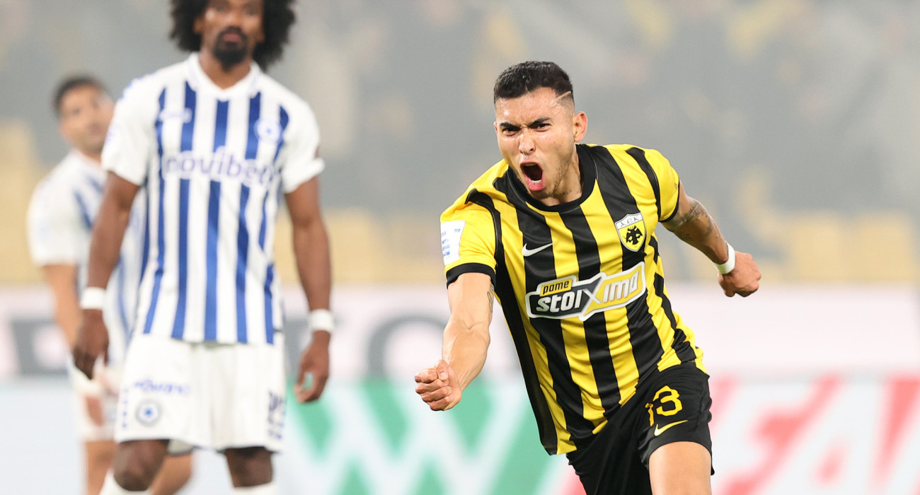 Ο Πινέδα πανηγυρίζει το 1-0 /Πηγή: Intime