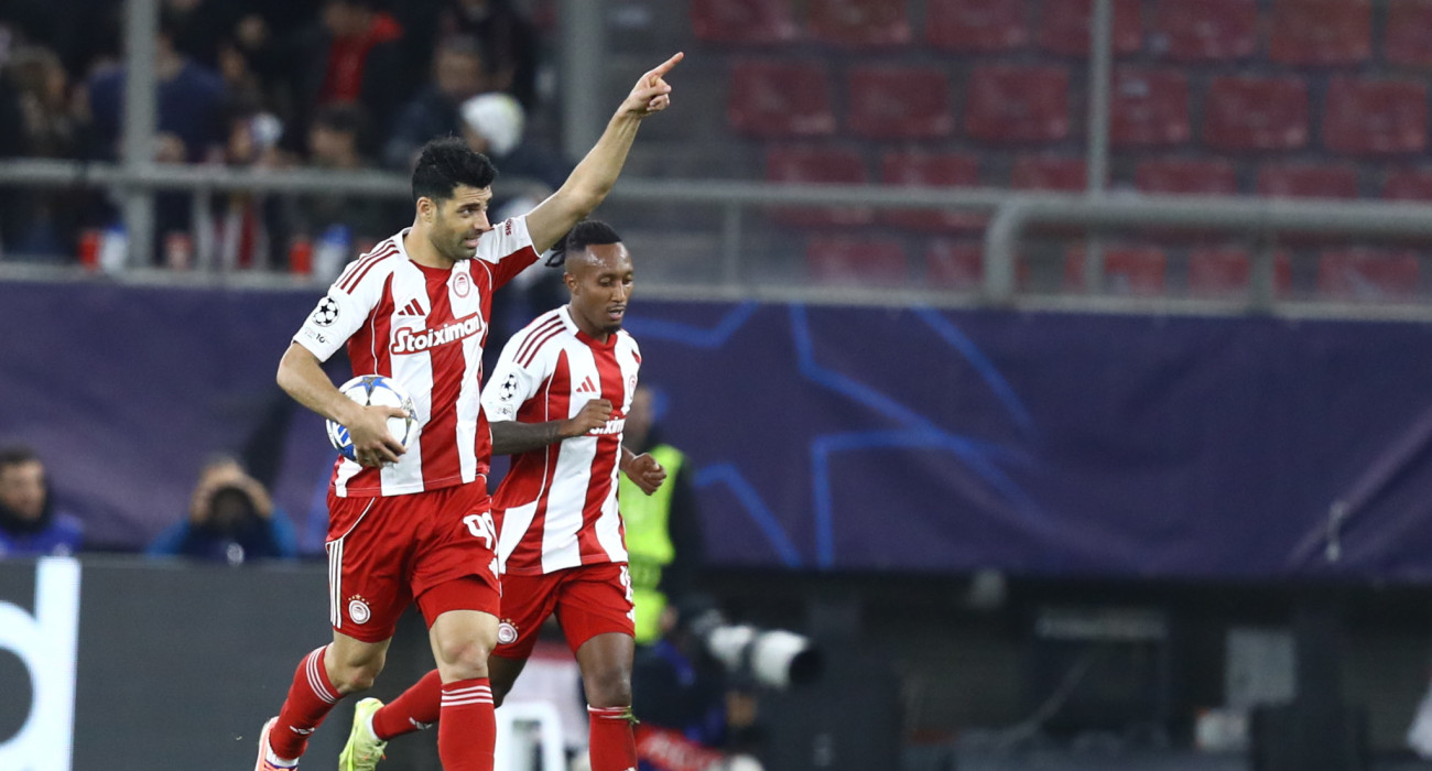 Ο Ταρέμι μετά το γκολ του απέναντι στην Ρεάλ Μαδρίτης / Πηγή: Eurokinissi