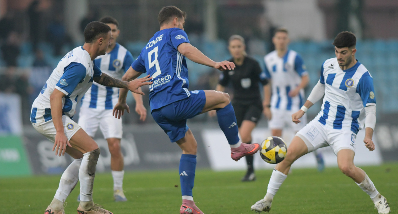 Στιγμιότυπο από την αναμέτρηση ΠΑΣ Γιάννινα - Νίκη Βόλου / Πηγή: eurokinissi