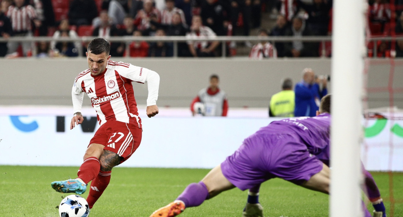 Το γκολ του Στρεφέτσα / Πηγή: Eurokinissi