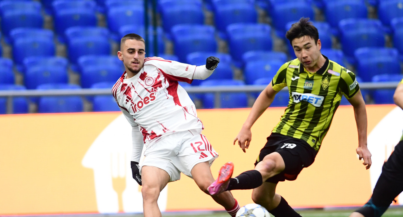 Στιγμιότυπο από το Καϊράτ U19 - Ολυμπιακός U19 / Πηγή: Eurokinissi