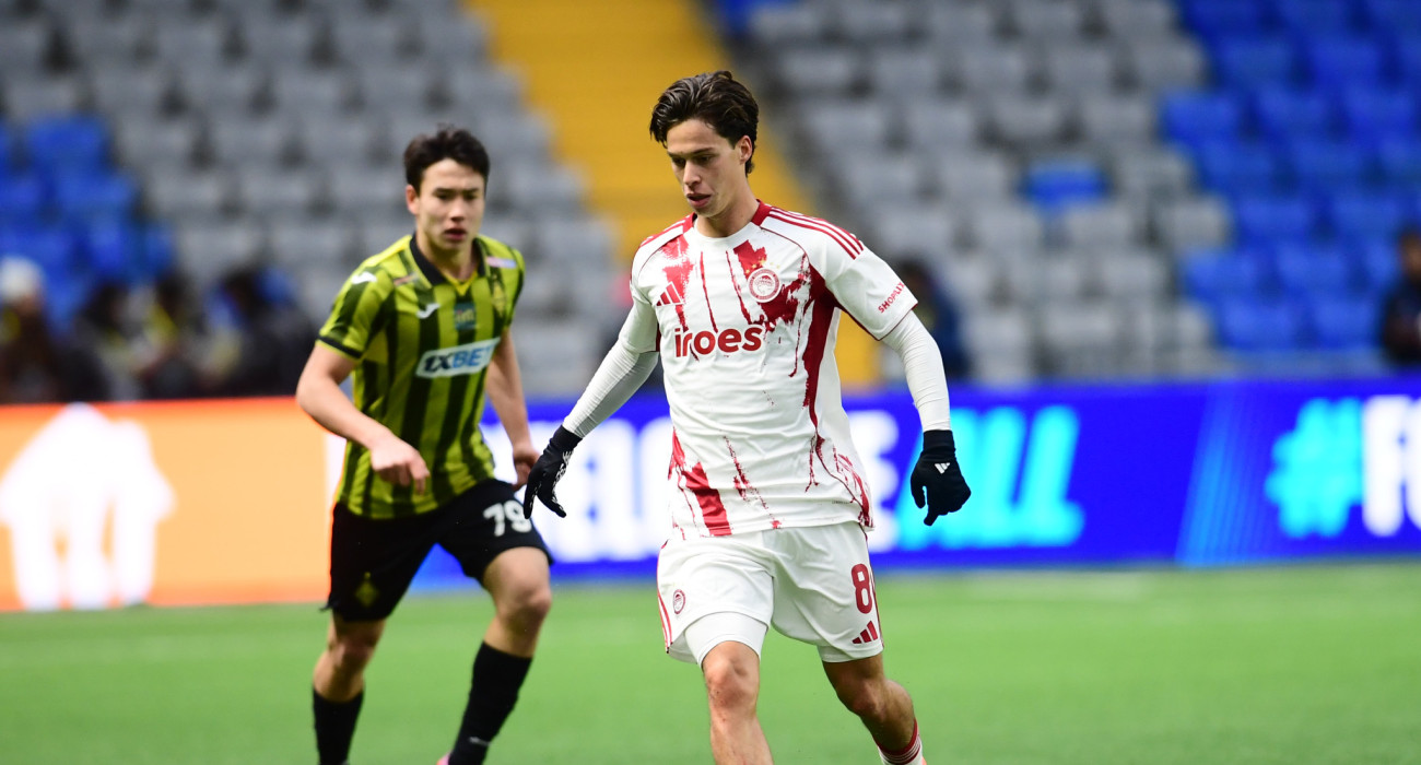 Στιγμιότυπο από το Καϊράτ U19 - Ολυμπιακός U19 / Πηγή: Eurokinissi