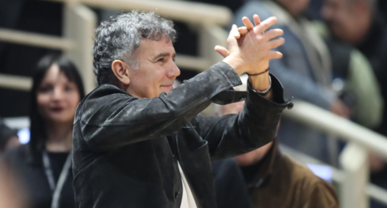 Ο Αριστοτέλης Μυστακίδης στο «PAOK Sports Arena», Πηγή: Eurokinissi