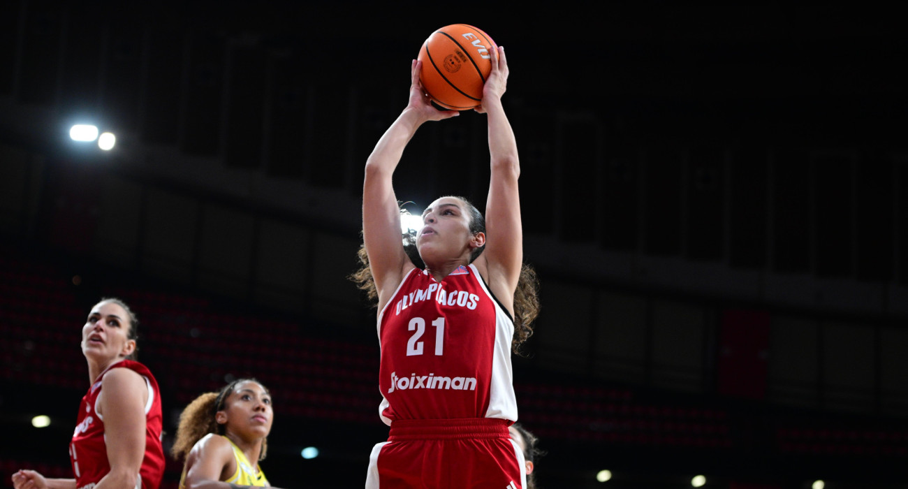 Ο Ολυμπιακός νίκησε την Ελιτζούρ Ράμλα στο EuroCup γυναικών, έχοντας σε μεγάλη βραδιά την Χριστινάκη