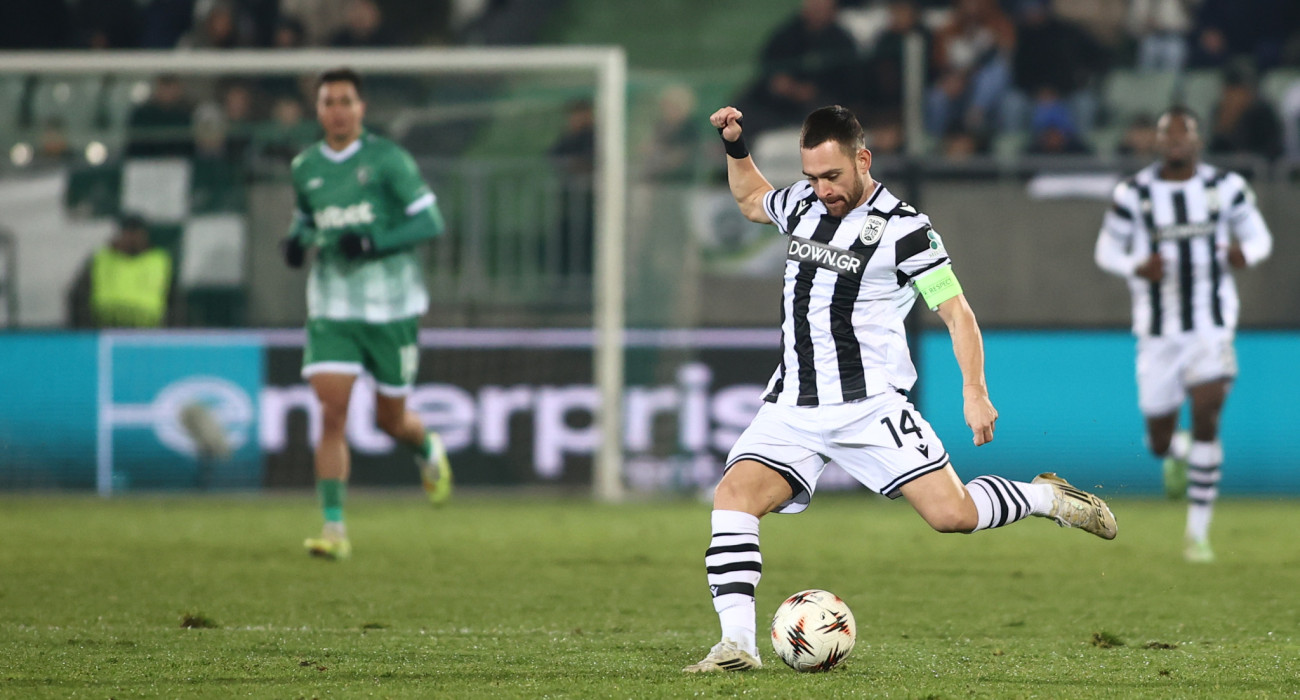 Ο Αντρίγια Ζίβκοβιτς στο παιχνίδι με τη Λουντογκόρετς / Πηγή: Eurokinissi