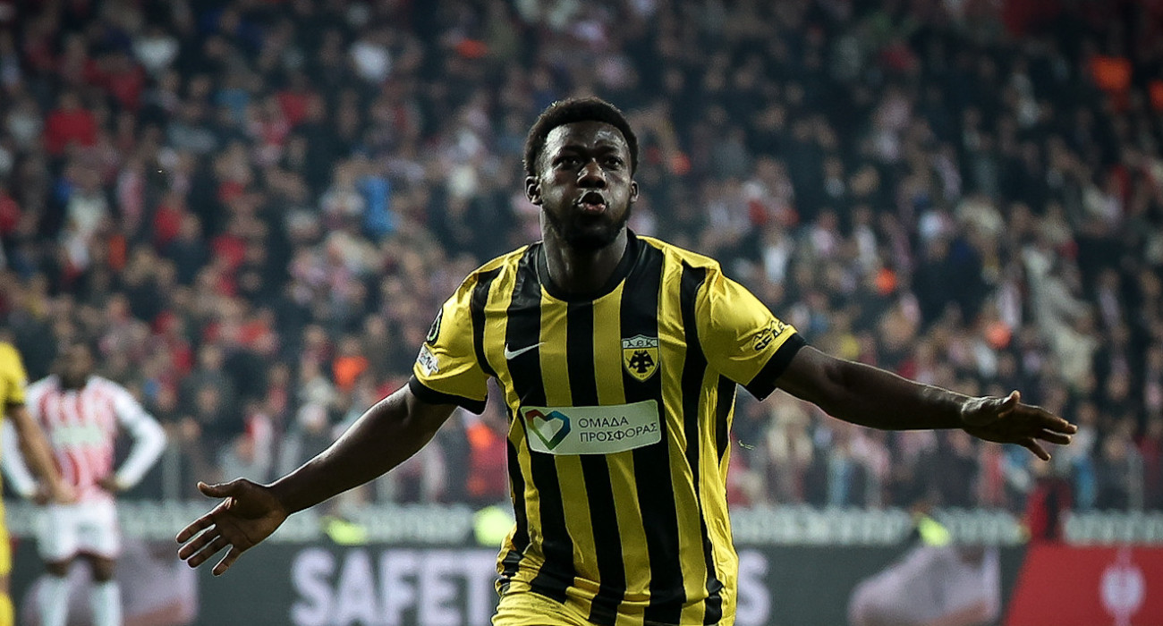 Ο Αμπουμπακαρί Κοϊτά πανηγυρίζει / Πηγή: Eurokinissi