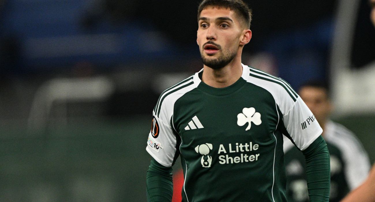 Ο Άνταμ Τσέριν με τον Παναθηναϊκό / Πηγή: Eurokinissi