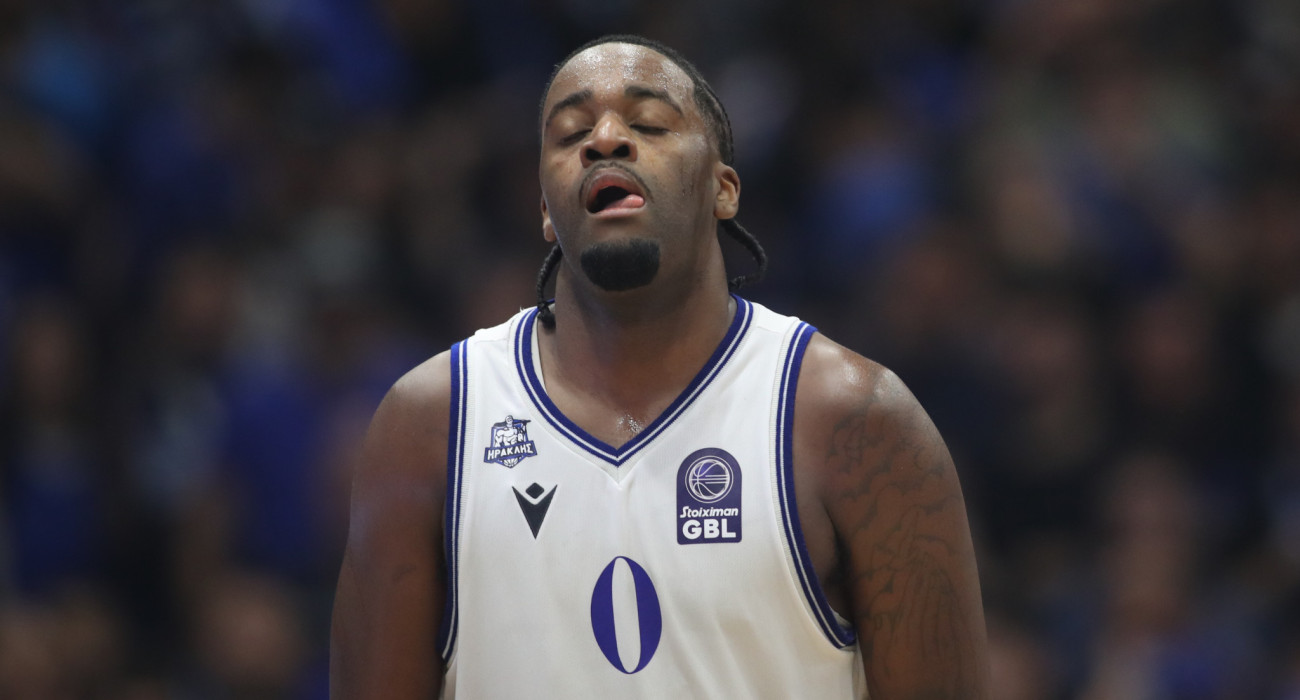 Ντερεκ Τζειμς με τον Ηρακλη / source: eurokinissi