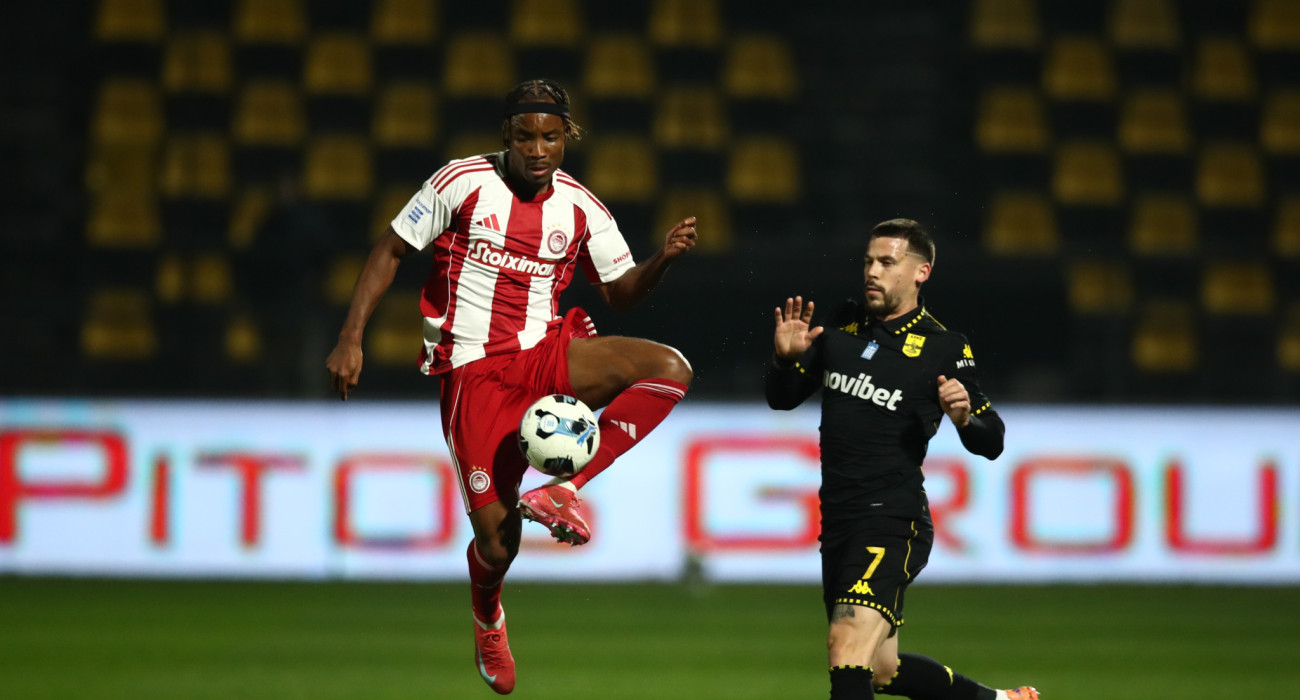 Ο Μπρούνο με την φανέλα του Ολυμπιακού / Πηγή: Eurokinissi