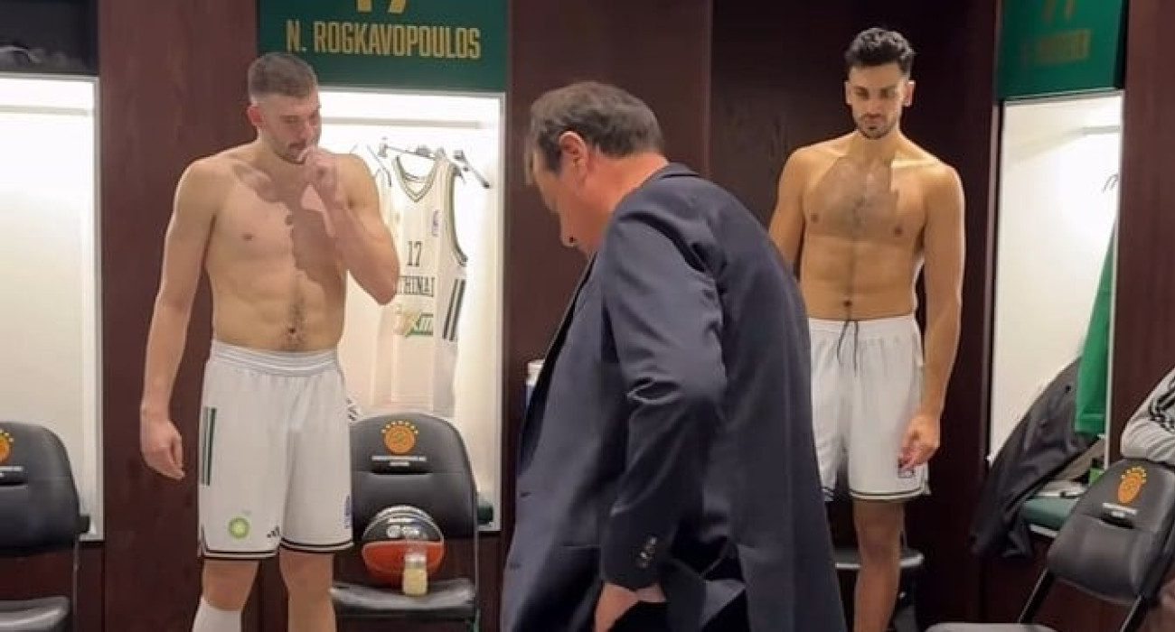 Ο Αταμάν είδε νερά στα αποδυτήρια και είπε: «Νόμιζα ότι μόνο στο ΣΕΦ υπάρχει αυτό το πρόβλημα» (video)