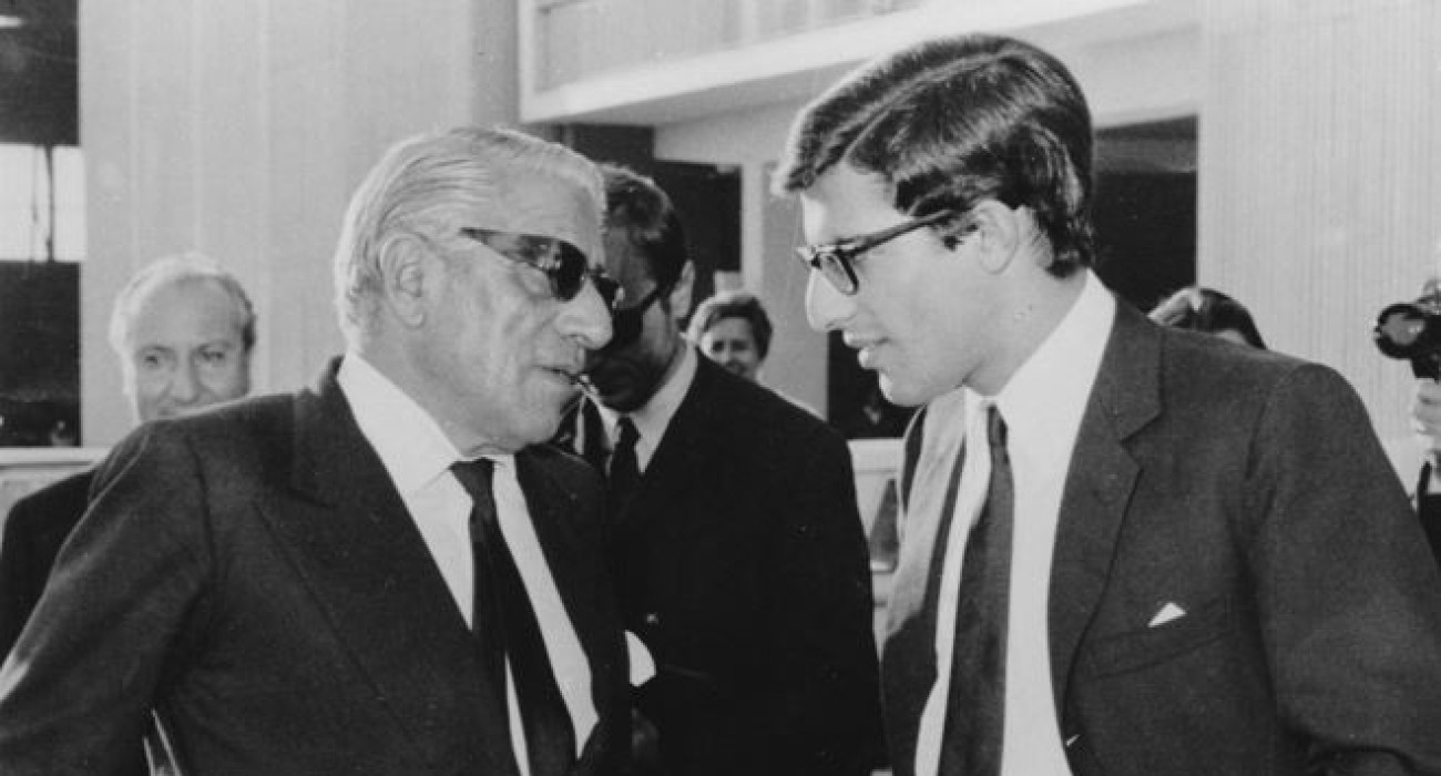 Ο Αριστοτέλης και ο Αλέξανδρος Ωνάσης /Πηγή: ERT