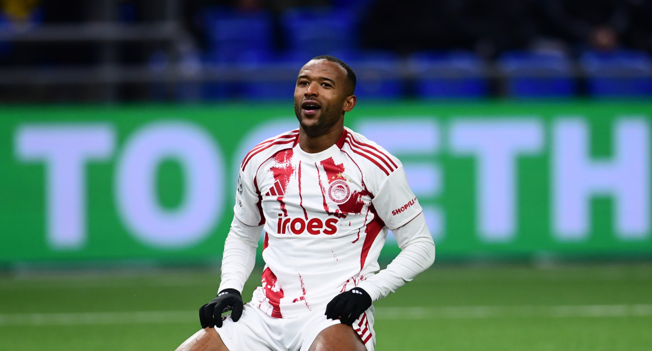 Ο Αγιούμπ Ελ Κααμπί με τον Ολυμπιακό / Πηγή: Eurokinissi