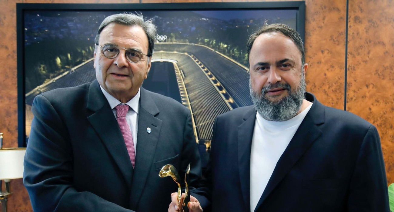 Ισίδωρος Κούβελος και Βαγγέλης Μαρινάκης / Πηγή: ΕΟΕ