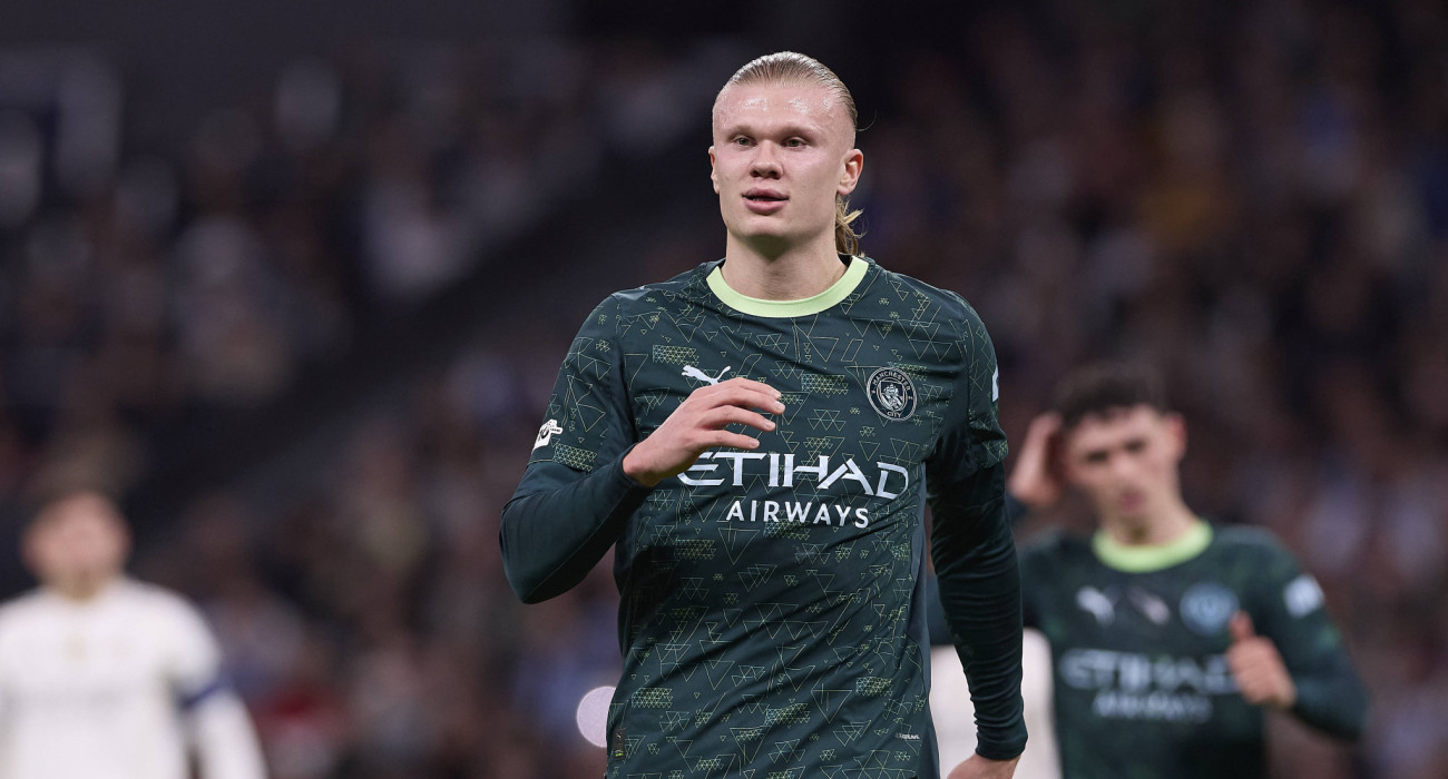 Ο Έρλινγκ Χάαλαντ με τη Μάντσεστερ Σίτι / Πηγή: Imago