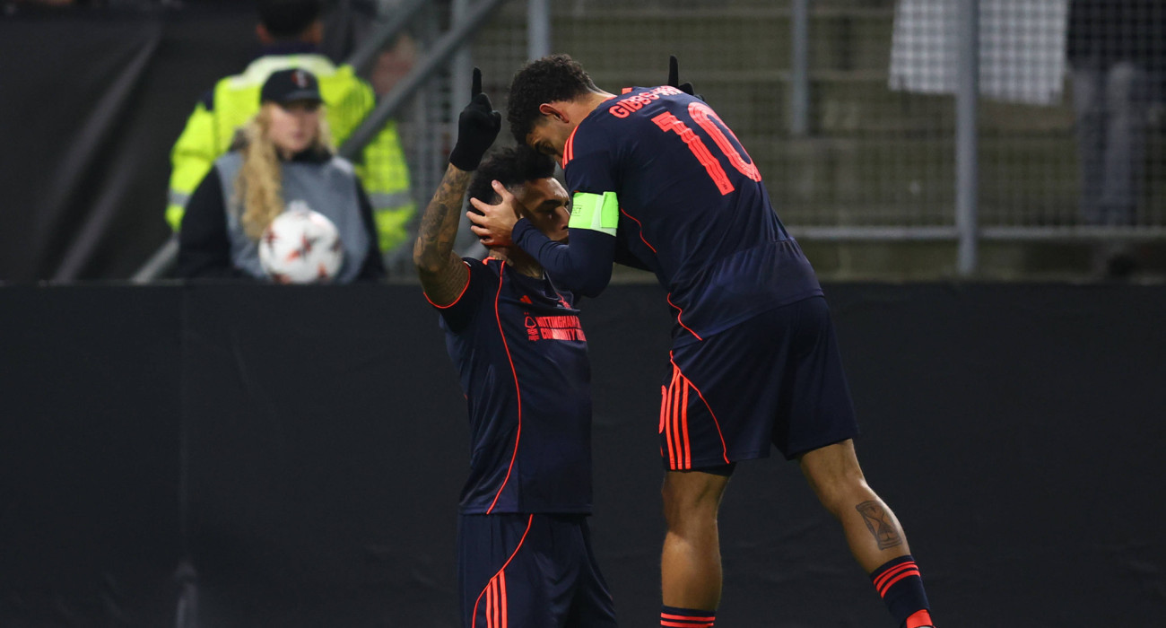 Οι παίκτες της Νότιγχαμ πανηγυρίζουν μετά το 2-1 / Πηγή: Imago