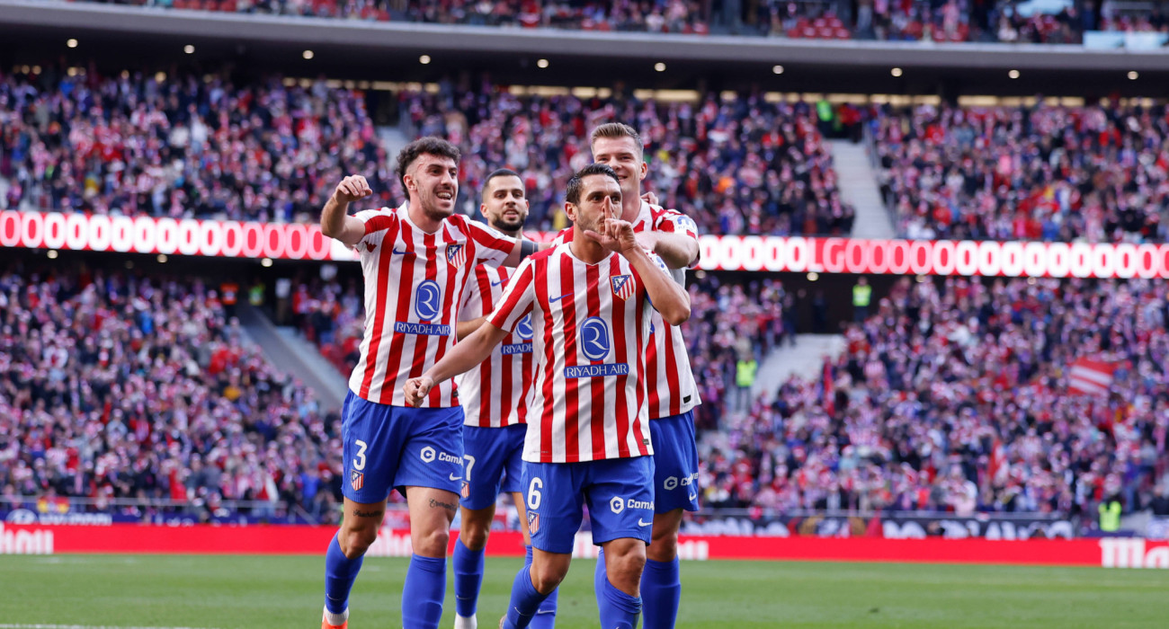 Ο Κόκε πανηγυρίζει για την Ατλέτικο Μαδρίτης / Πηγή: Imago