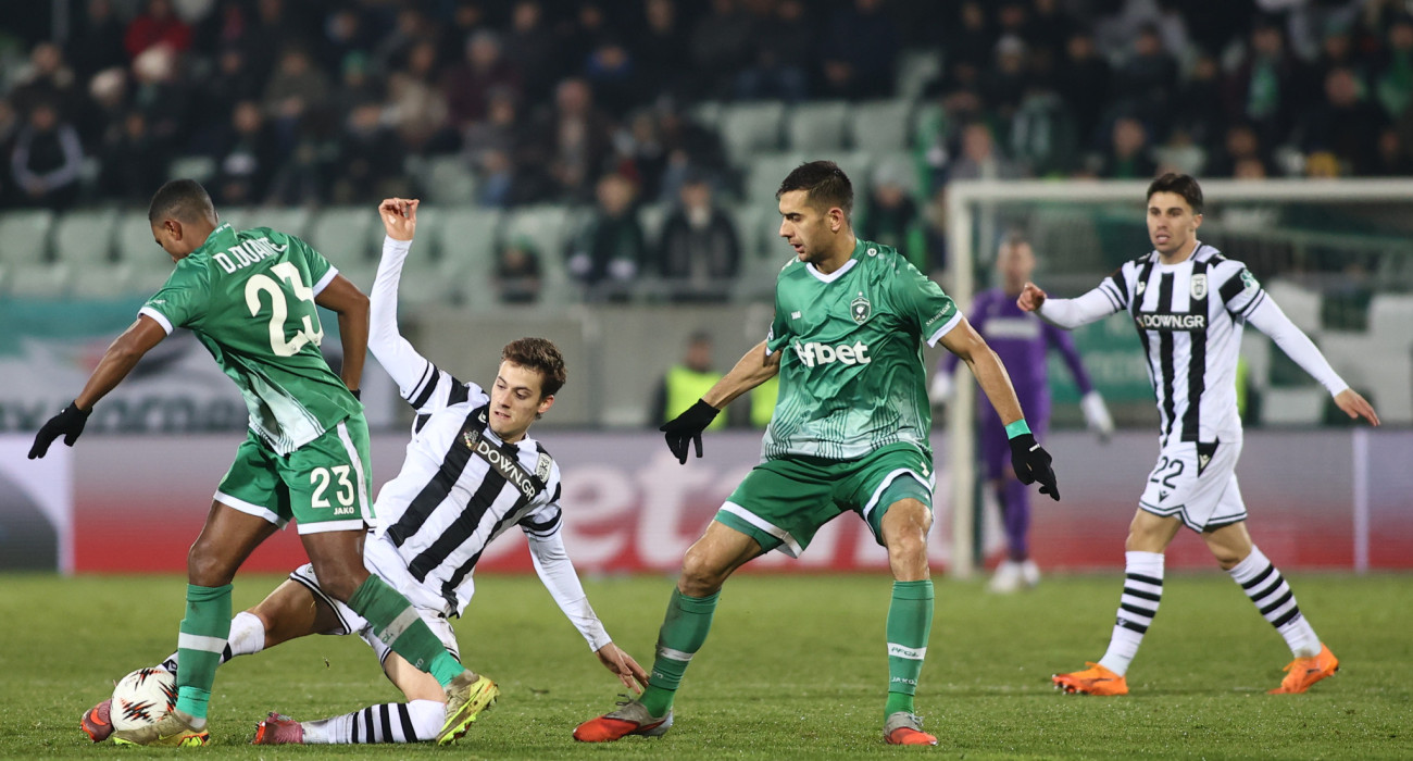 Στιγμιότυπο από το παιχνίδι Λουντογκόρετς - ΠΑΟΚ / Πηγή: eurokinissi