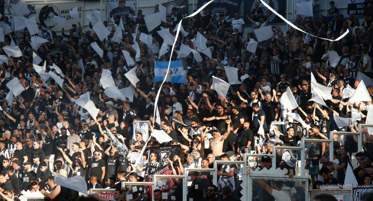 Οι οπαδοί του ΟΦΗ / Πηγή: eurokinissi